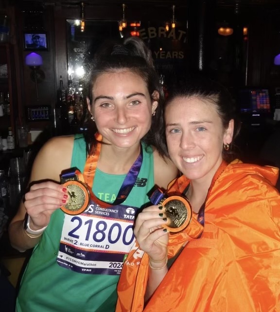 Women running together and building meaningful friendships